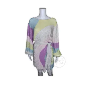 Retrofete Grace Sequin Dress Multi Color Swirl