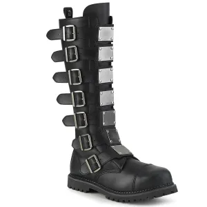 RIOT-21MP  Black Vegan Leather