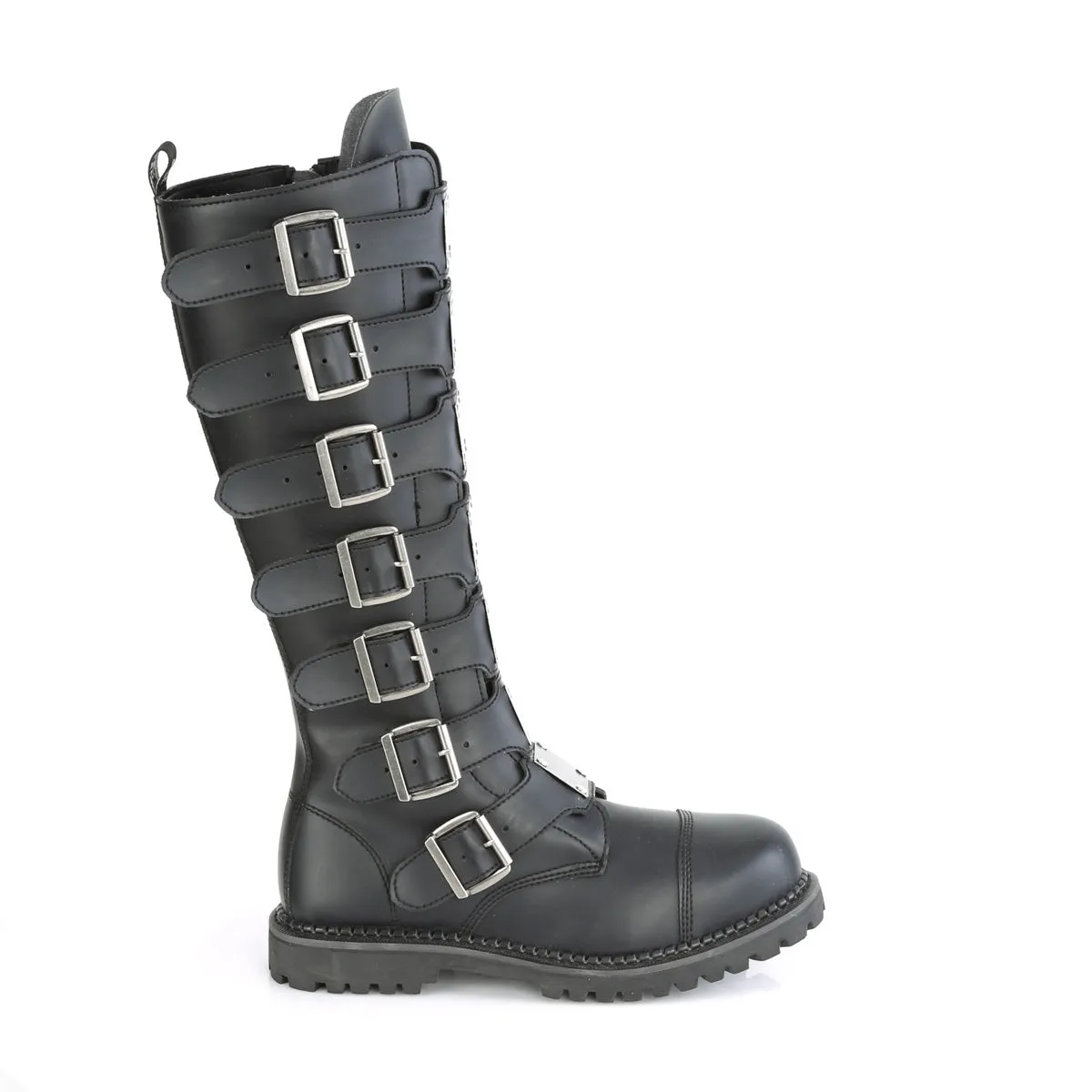 RIOT-21MP  Black Vegan Leather