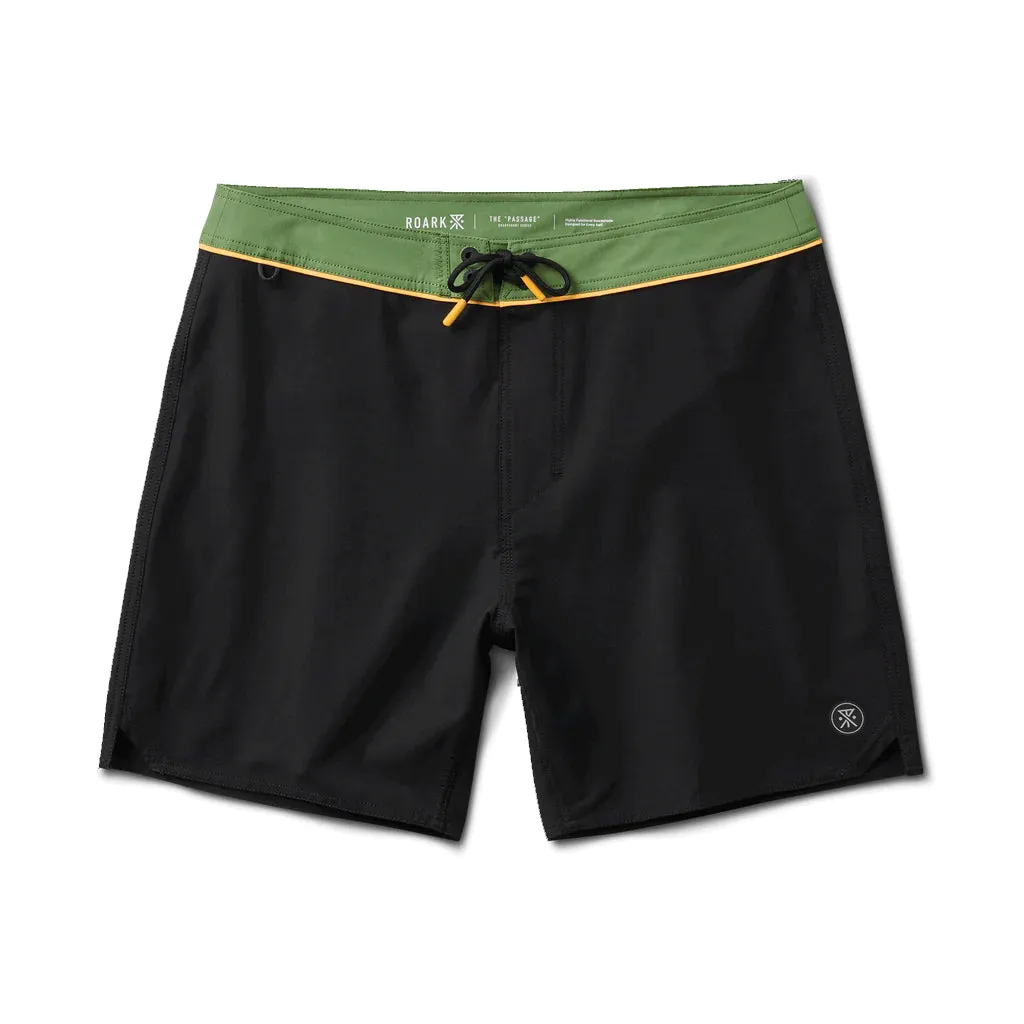 Roark Passage 17" Boardshorts Black