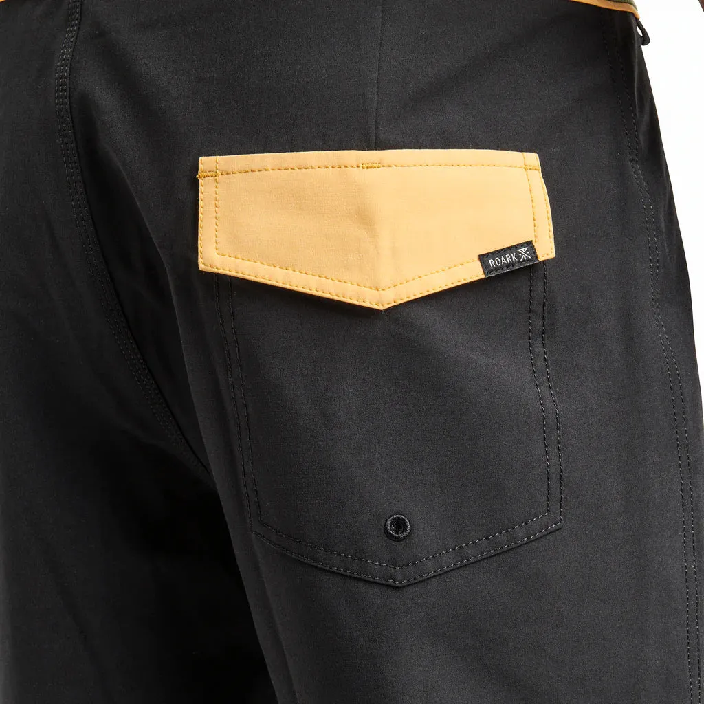 Roark Passage 17" Boardshorts Black