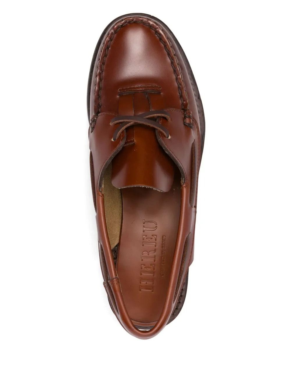 Saler leather slingback loafers