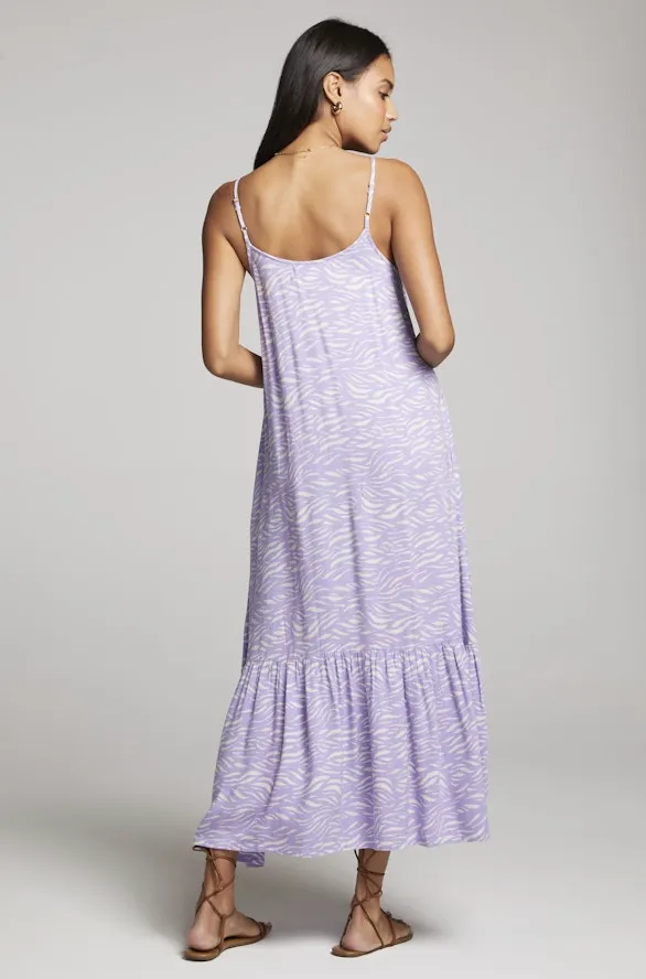 Saltwater Luxe Cat Midi Dress Iris