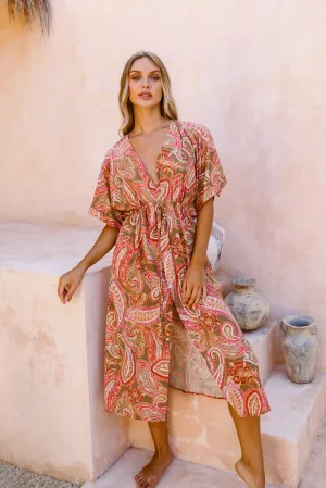 SAMPLE | Cecile Kaftan Dress - Barcelona