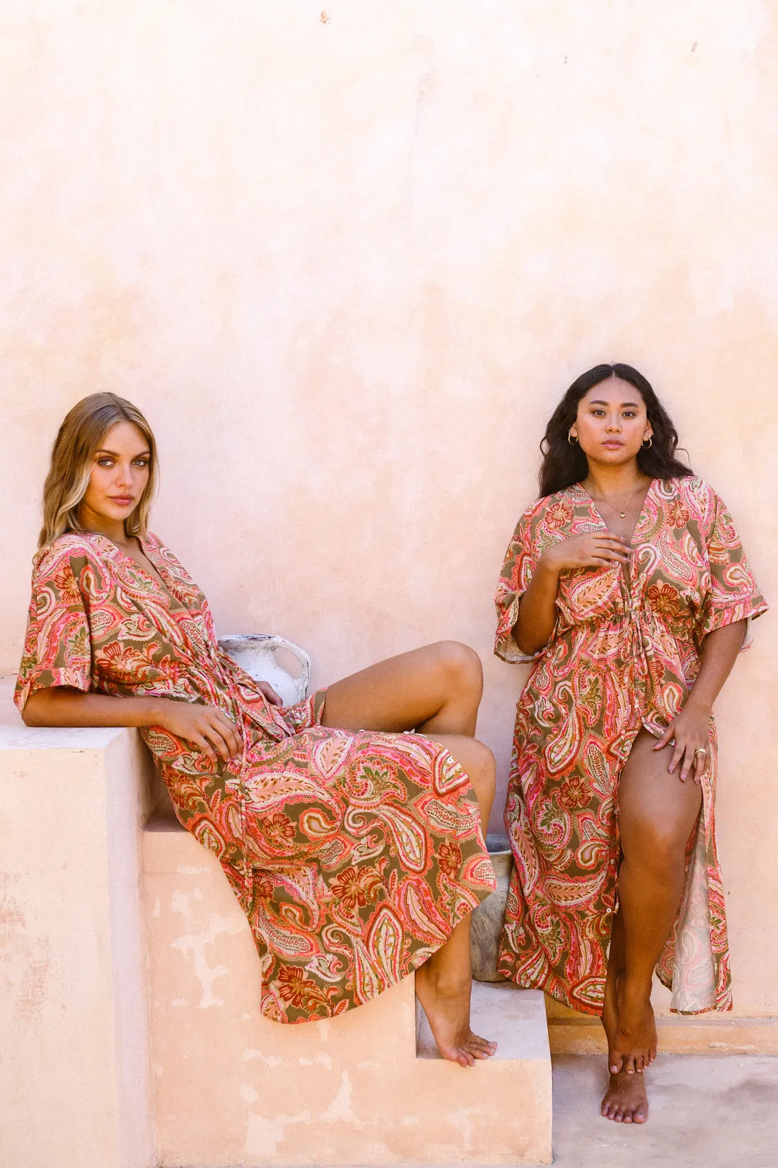 SAMPLE | Cecile Kaftan Dress - Barcelona