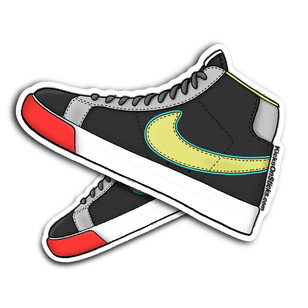 SB Blazer "Pacman" Sneaker Sticker