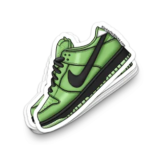 SB Dunk Low "PPG Buttercup" Sneaker Sticker