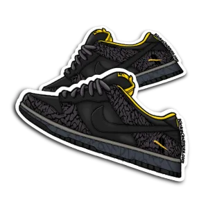 SB Dunk Low "Yellow Curb" Sneaker Sticker