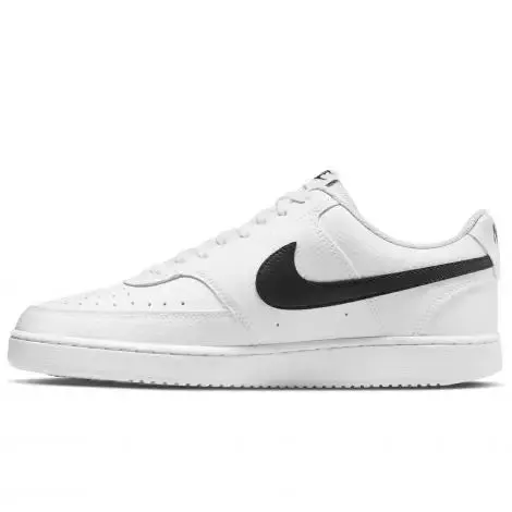 SCARPE NIKE COURT VISION LOW NEXT NATURE SNEAKERS BIANCA NERA CLASSIC