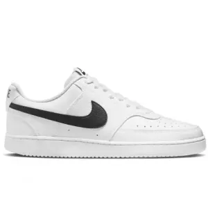 SCARPE NIKE COURT VISION LOW NEXT NATURE SNEAKERS BIANCA NERA CLASSIC