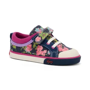 See Kai Run Kristin Sneaker - Navy Floral