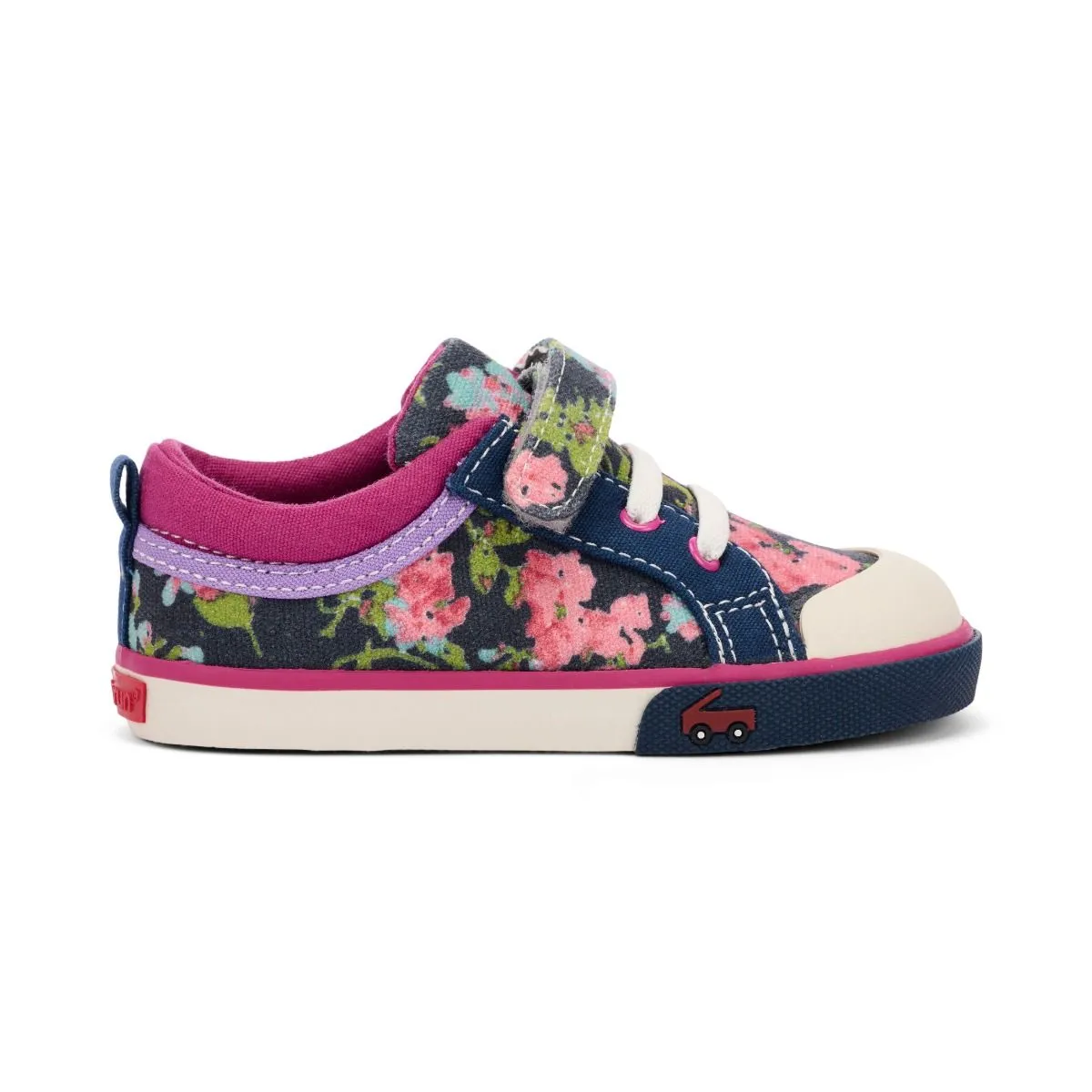 See Kai Run Kristin Sneaker - Navy Floral
