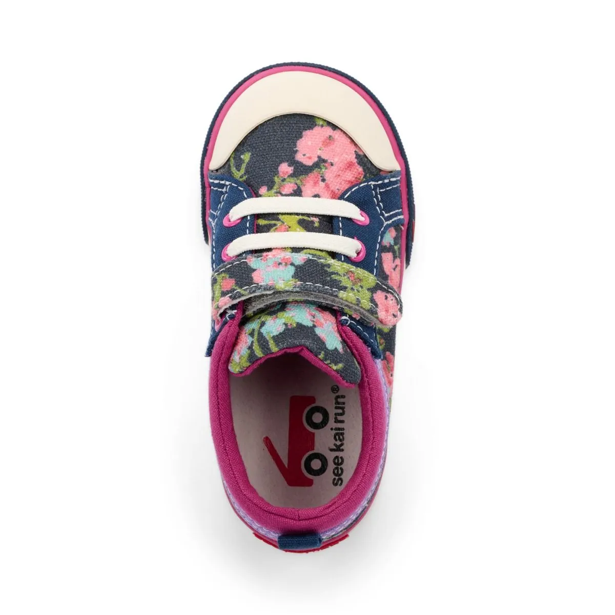 See Kai Run Kristin Sneaker - Navy Floral