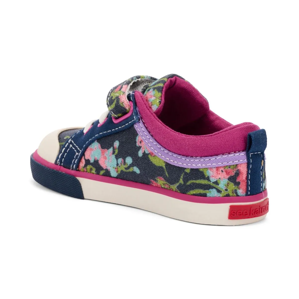 See Kai Run Kristin Sneaker - Navy Floral