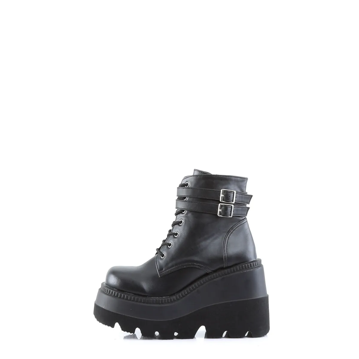 SHAKER-52  Black Vegan Leather