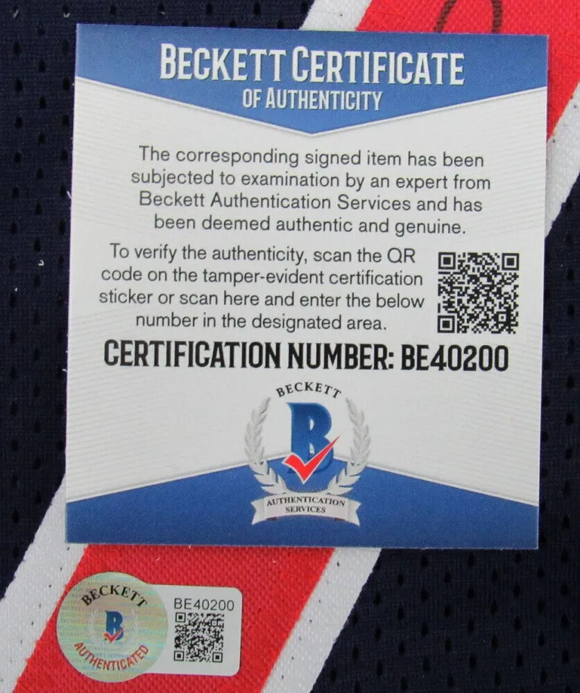 Shawn Kemp Signed USA Basketball Custom Jersey (Beckett COA) Seattle Supersonics