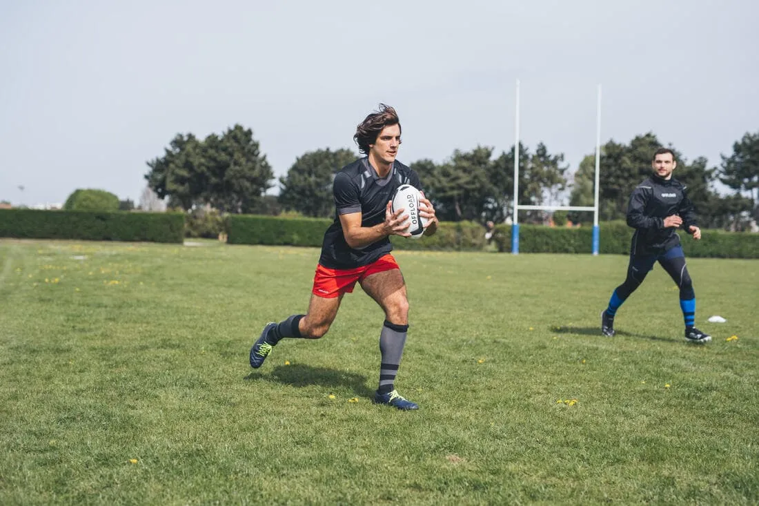 Short rugby adulte avec poches R100