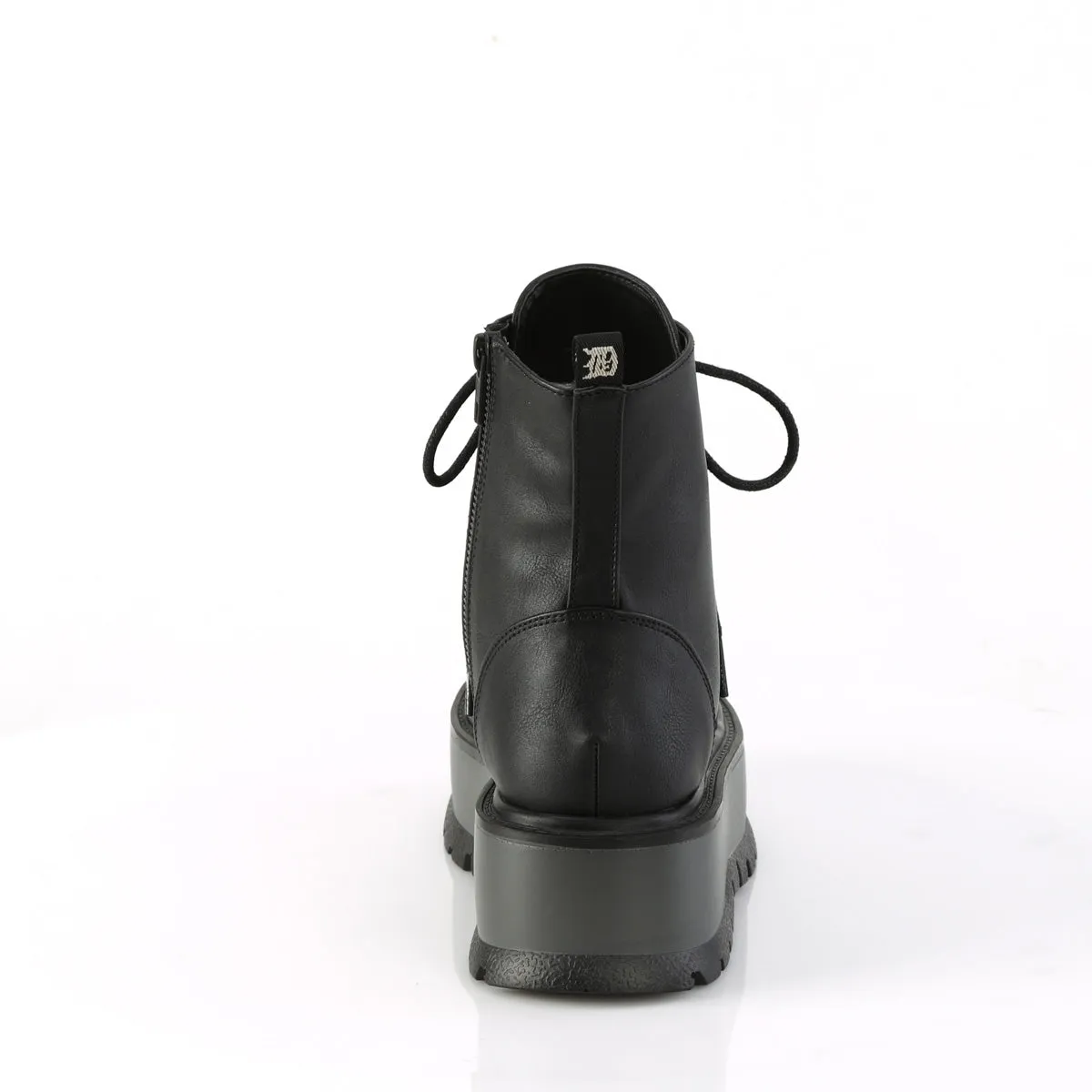 SLACKER-55  Black Vegan Leather