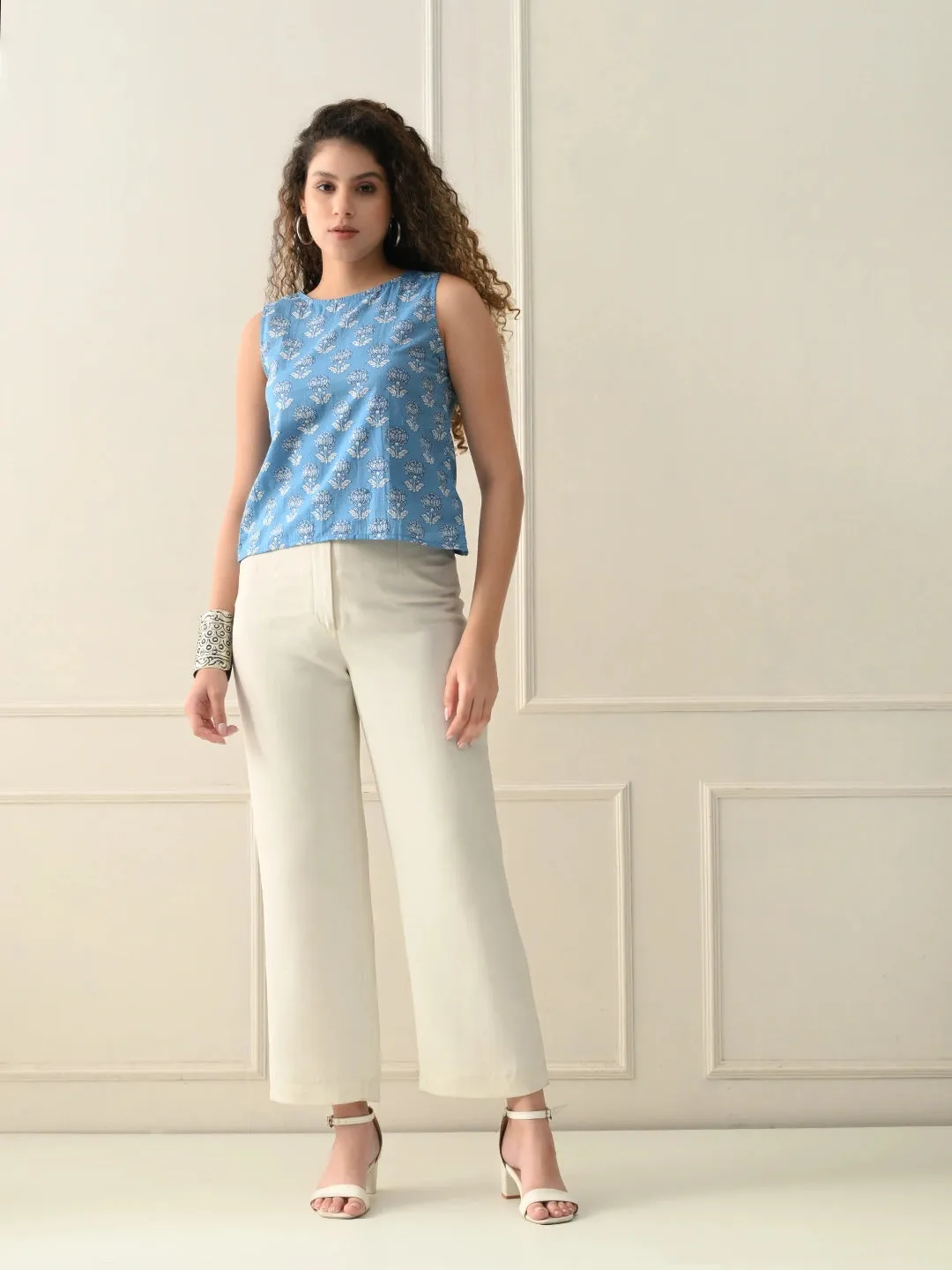 Soft Floral Bloom Top