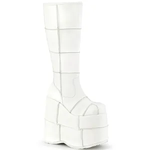 STACK-301  White Vegan Leather