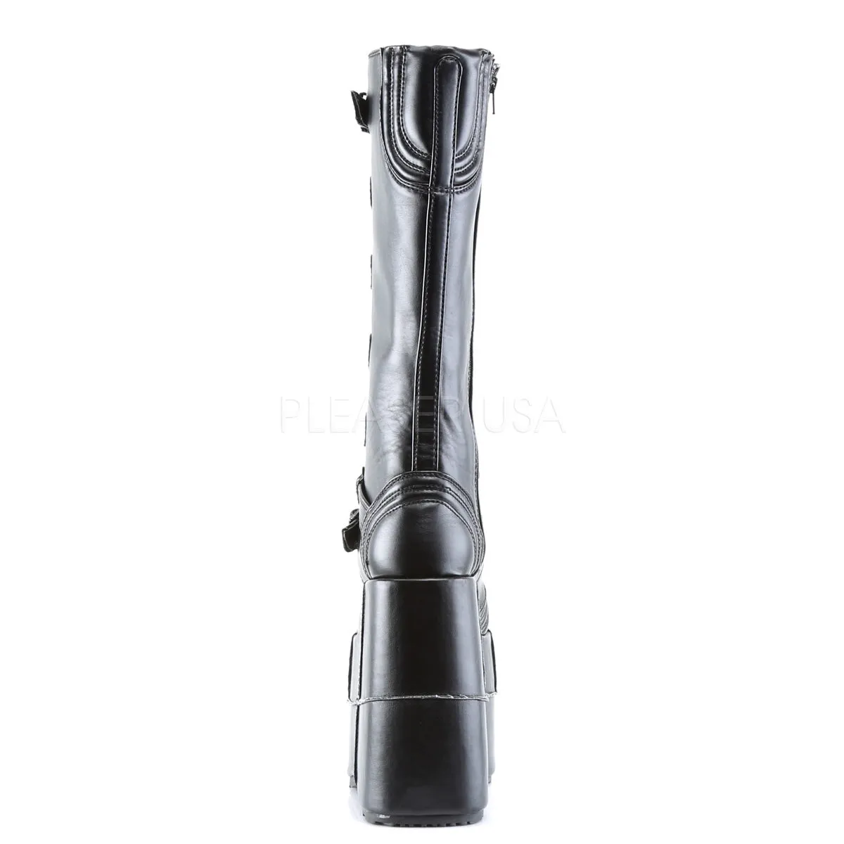 STACK-308  Black Vegan Leather