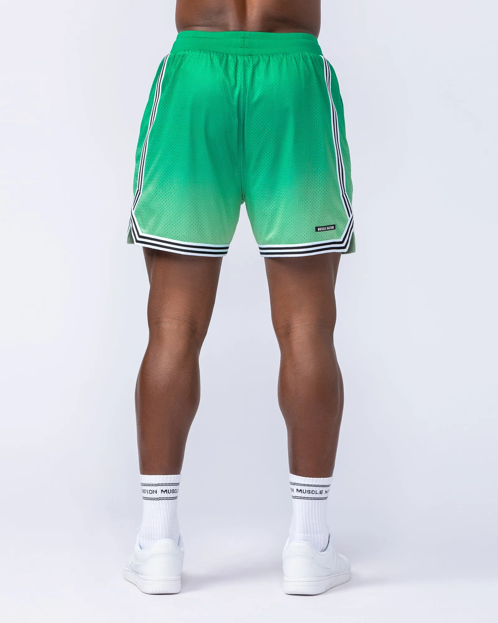 Stadium Basketball 5" Shorts - Clover Ombre Print