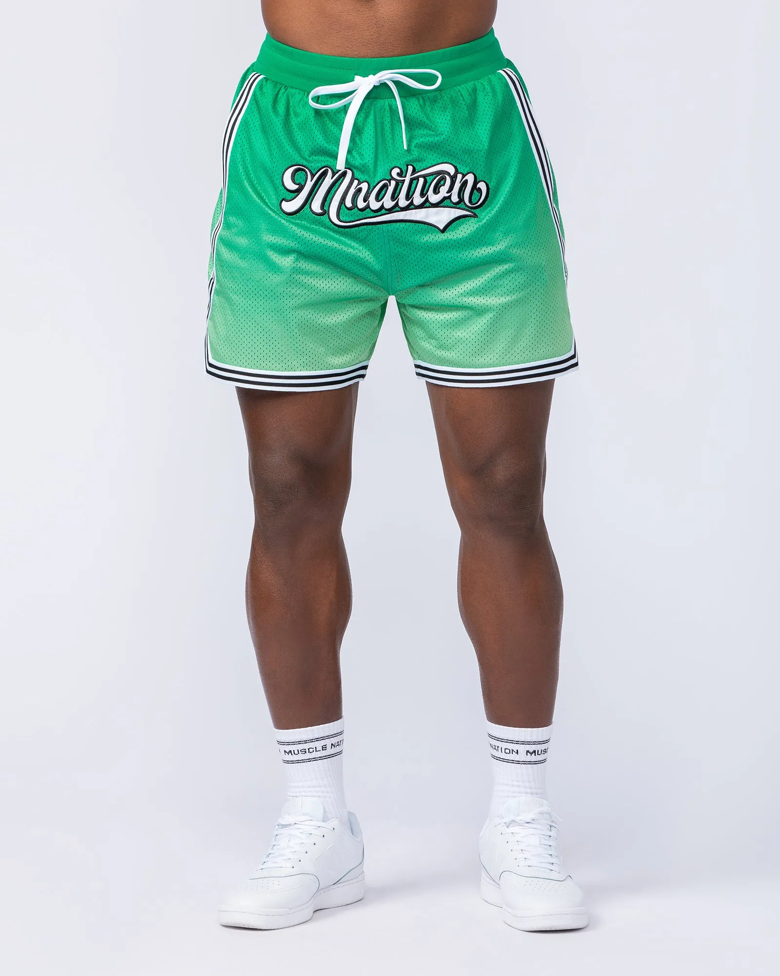 Stadium Basketball 5" Shorts - Clover Ombre Print