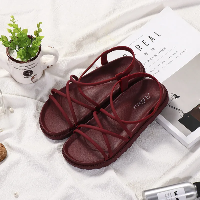 Strappy Flat Sandals