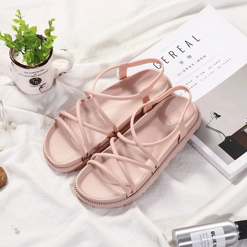 Strappy Flat Sandals