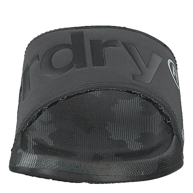 Superdry Aop Beach Slide Black/black/camo Dot