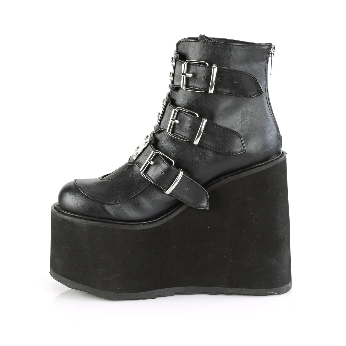 SWING-105  Black Vegan Leather