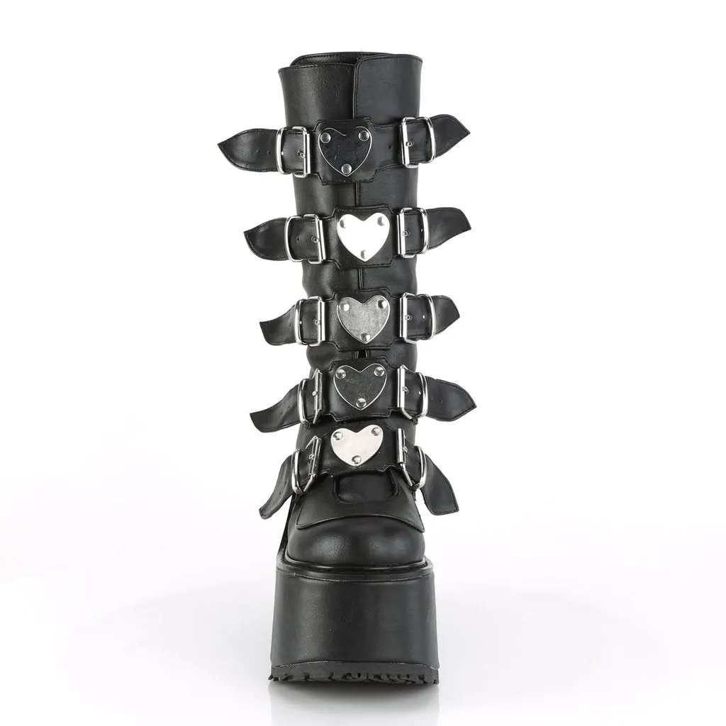 SWING-230  Black Vegan Leather