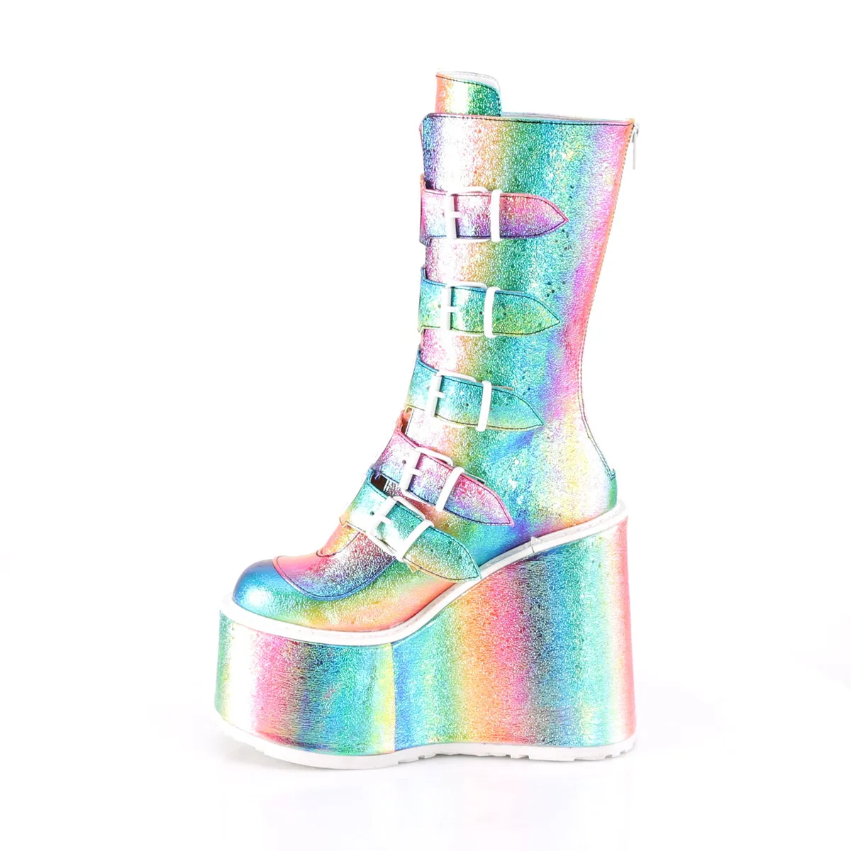 SWING-230  Rainbow Iridescent Vegan Leather