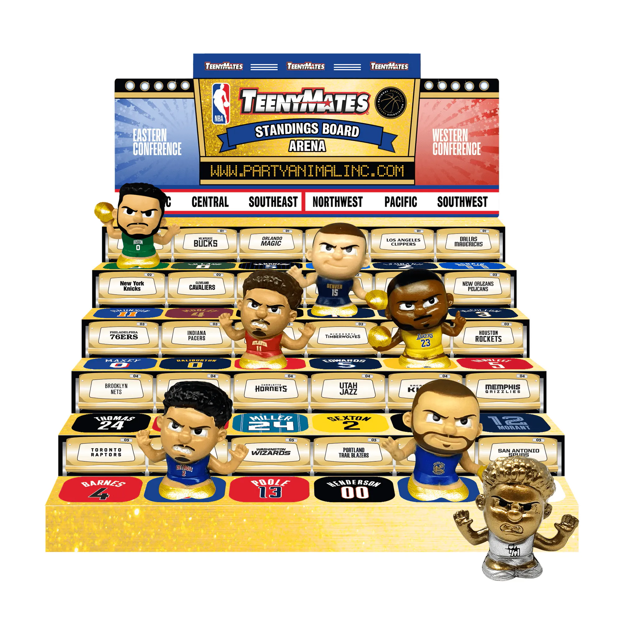 TeenyMates NBA Collector Tin 2025