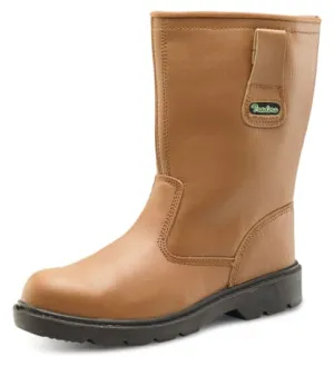 Thinsulate S3 Safety Rigger Boot Steel Toe and Midsole Tan S3 - Beeswift Ctf28