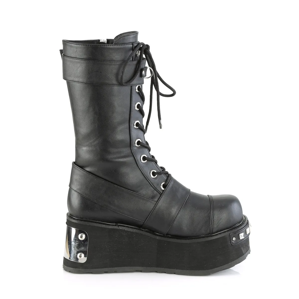 TRASHVILLE-250  Black Vegan Leather
