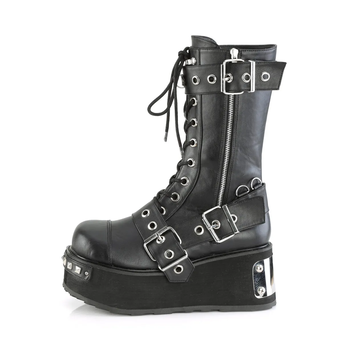 TRASHVILLE-250  Black Vegan Leather
