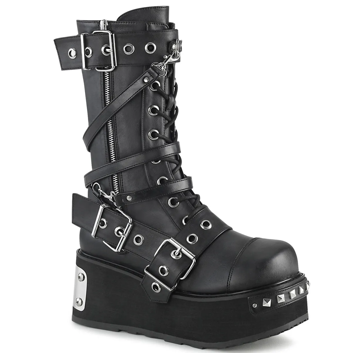 TRASHVILLE-250  Black Vegan Leather