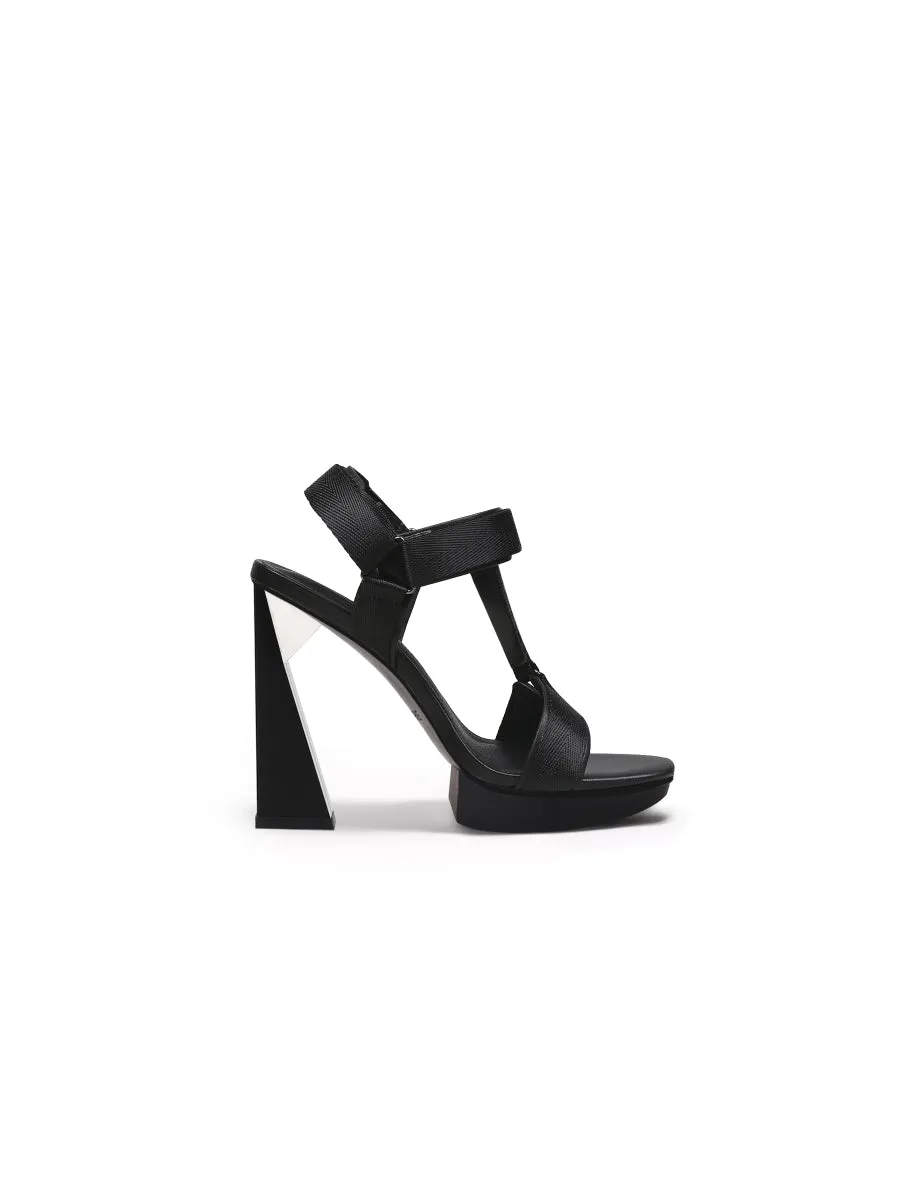 Tribeca Sky High Heel Black Gladiator