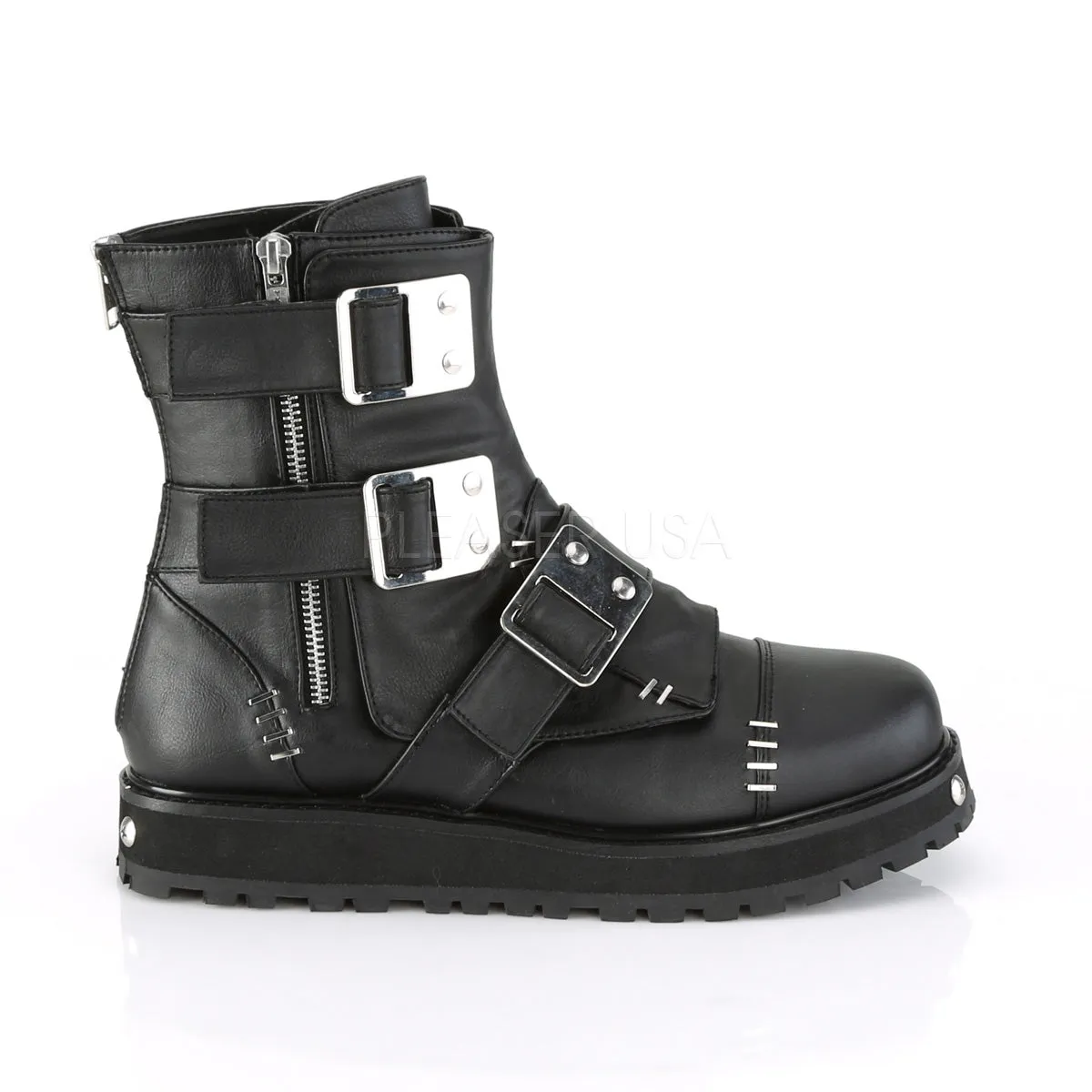 VALOR-150  Black Vegan Leather