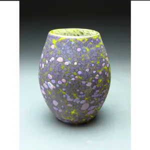 Vase in Lavender Handblown Glass Vase by Thomas Spake Studios