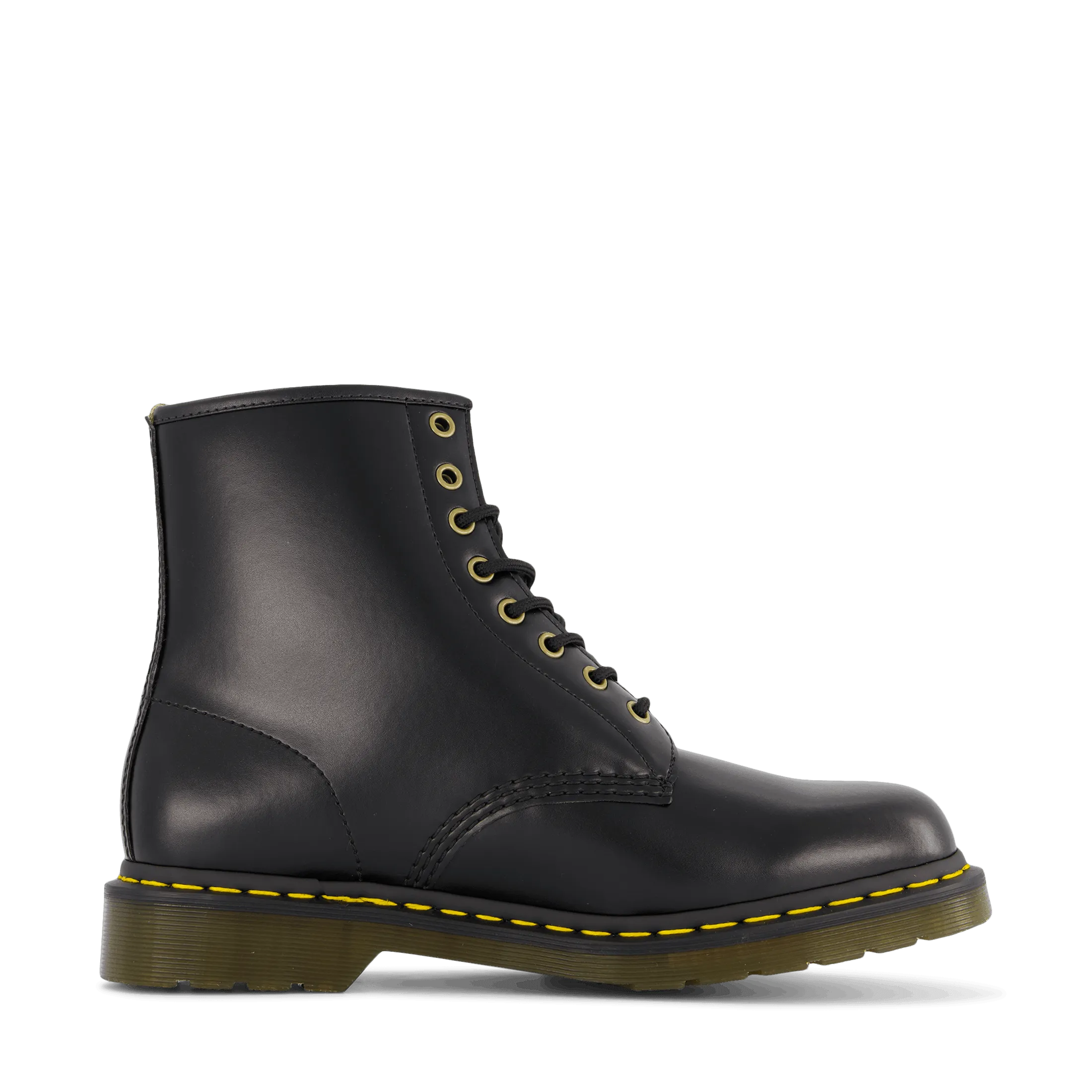 Vegan 1460 Black Norfolk Flat & Black Bor