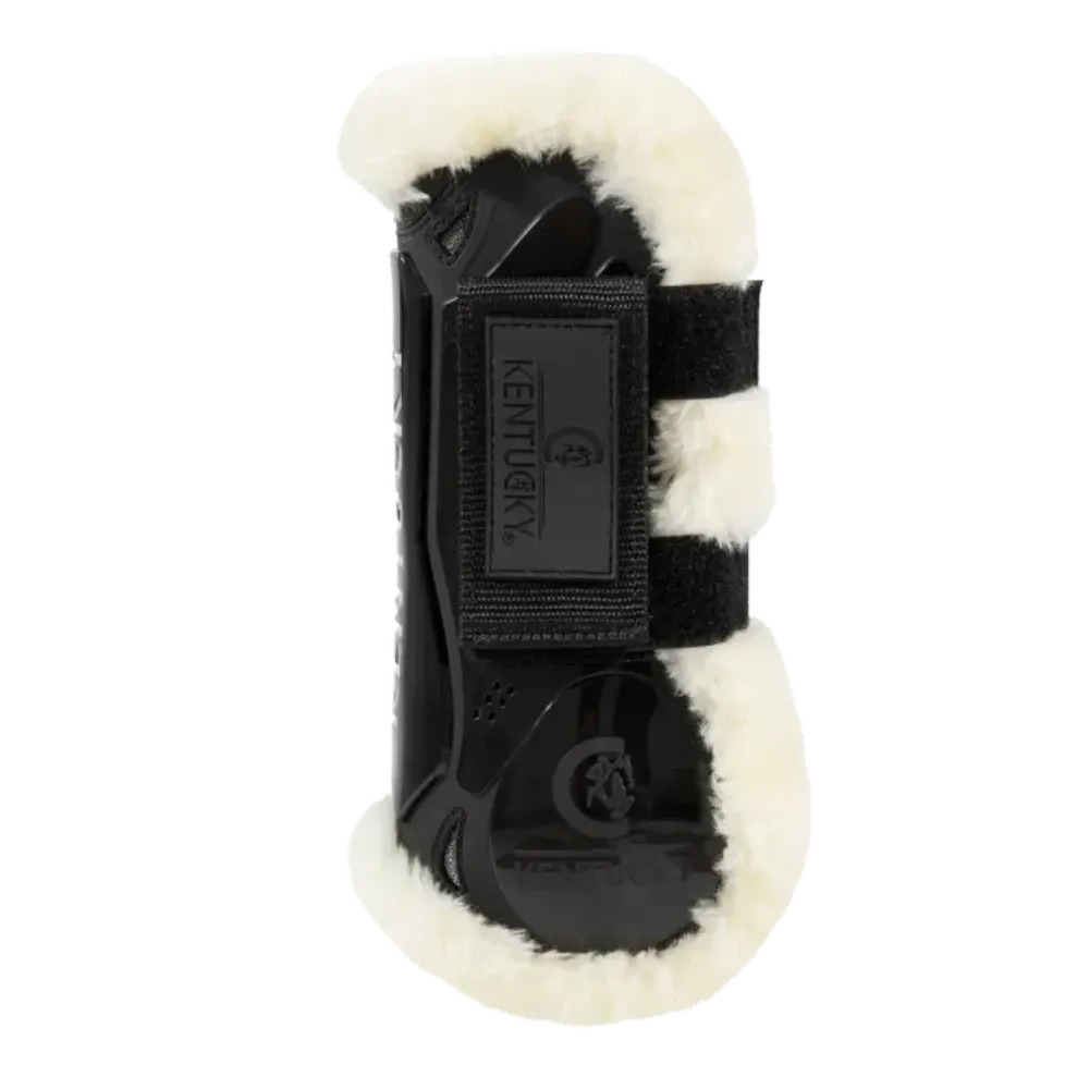 Vegan Sheepskin Tendon Boots Velcro by Kentucky