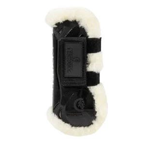 Vegan Sheepskin Tendon Boots Velcro by Kentucky
