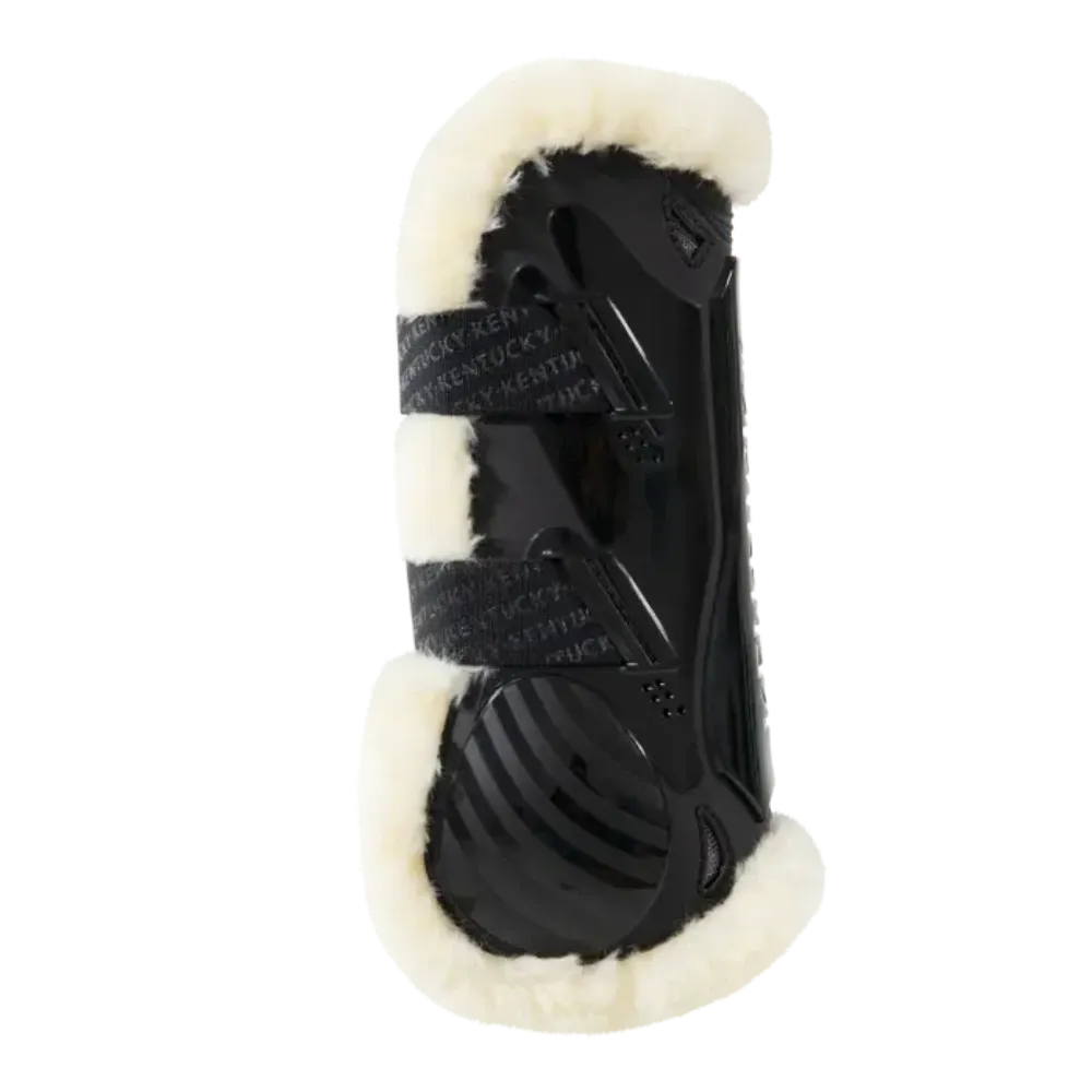 Vegan Sheepskin Tendon Boots Velcro by Kentucky
