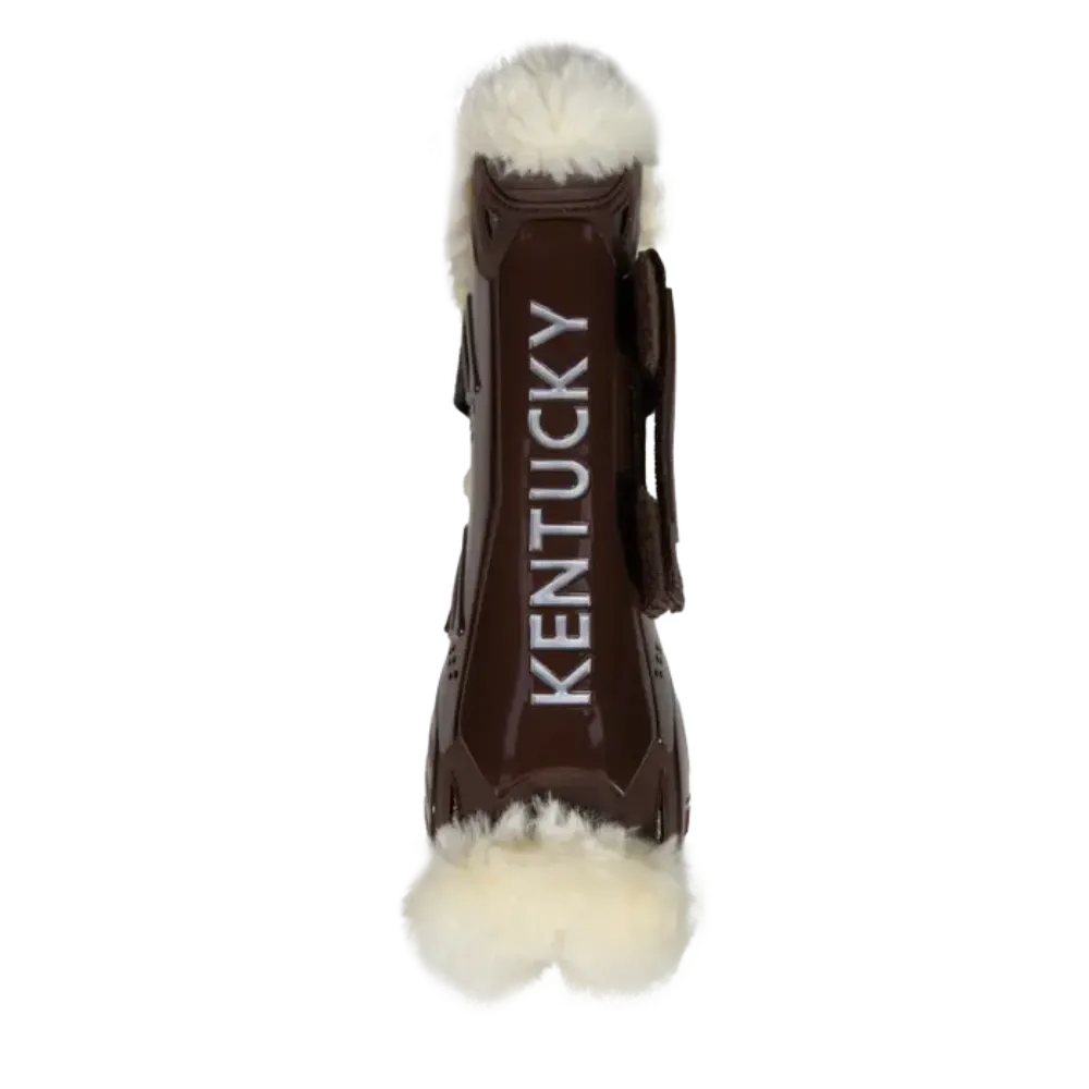 Vegan Sheepskin Tendon Boots Velcro by Kentucky