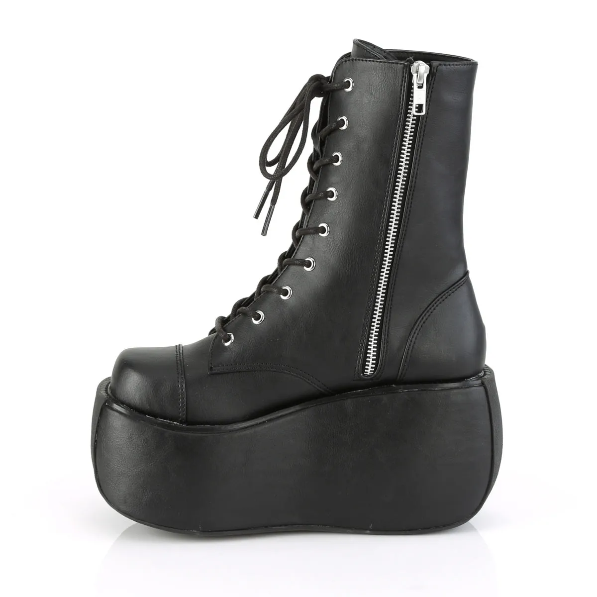 VIOLET-120  Black Vegan Leather