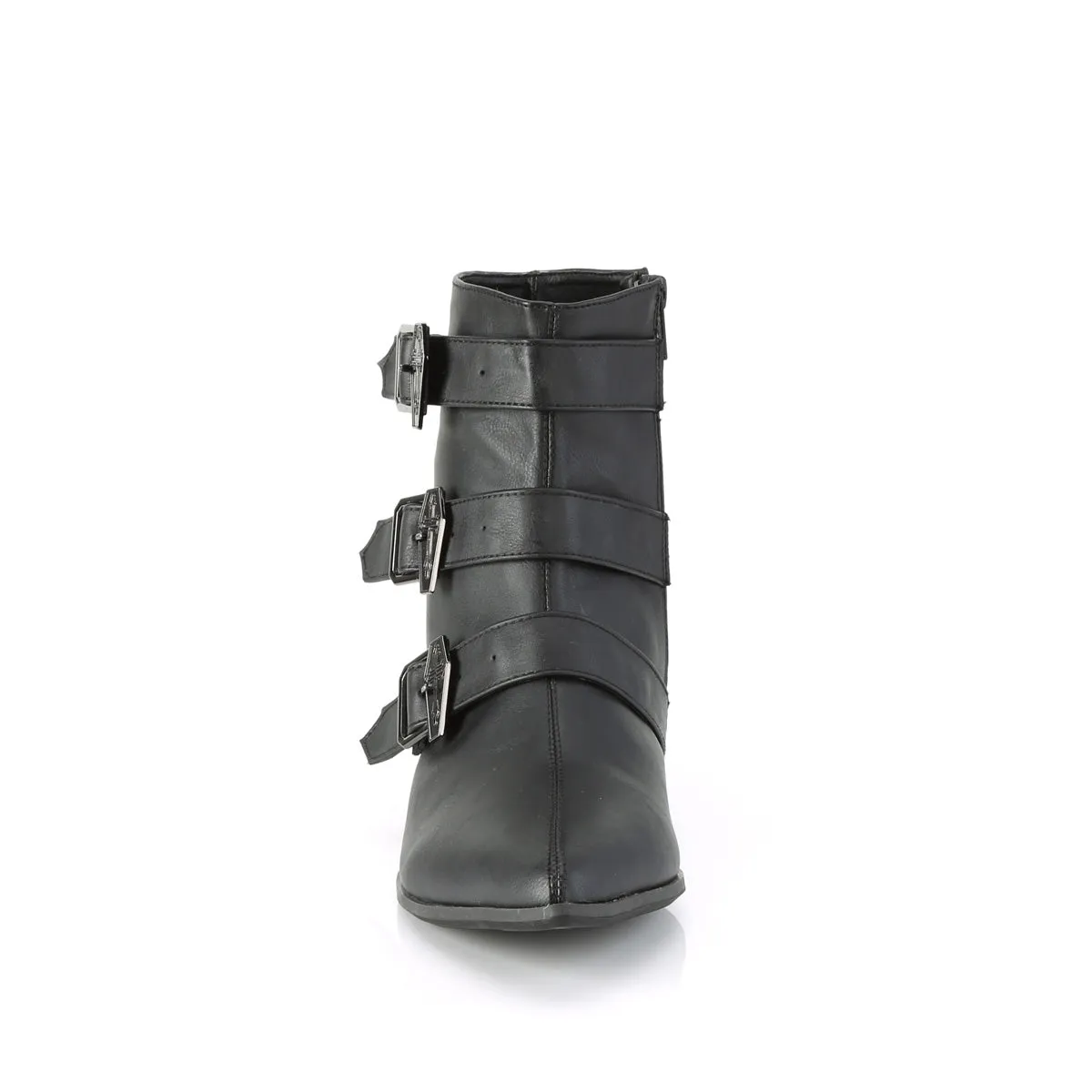 WARLOCK-50-C  Black Vegan Leather