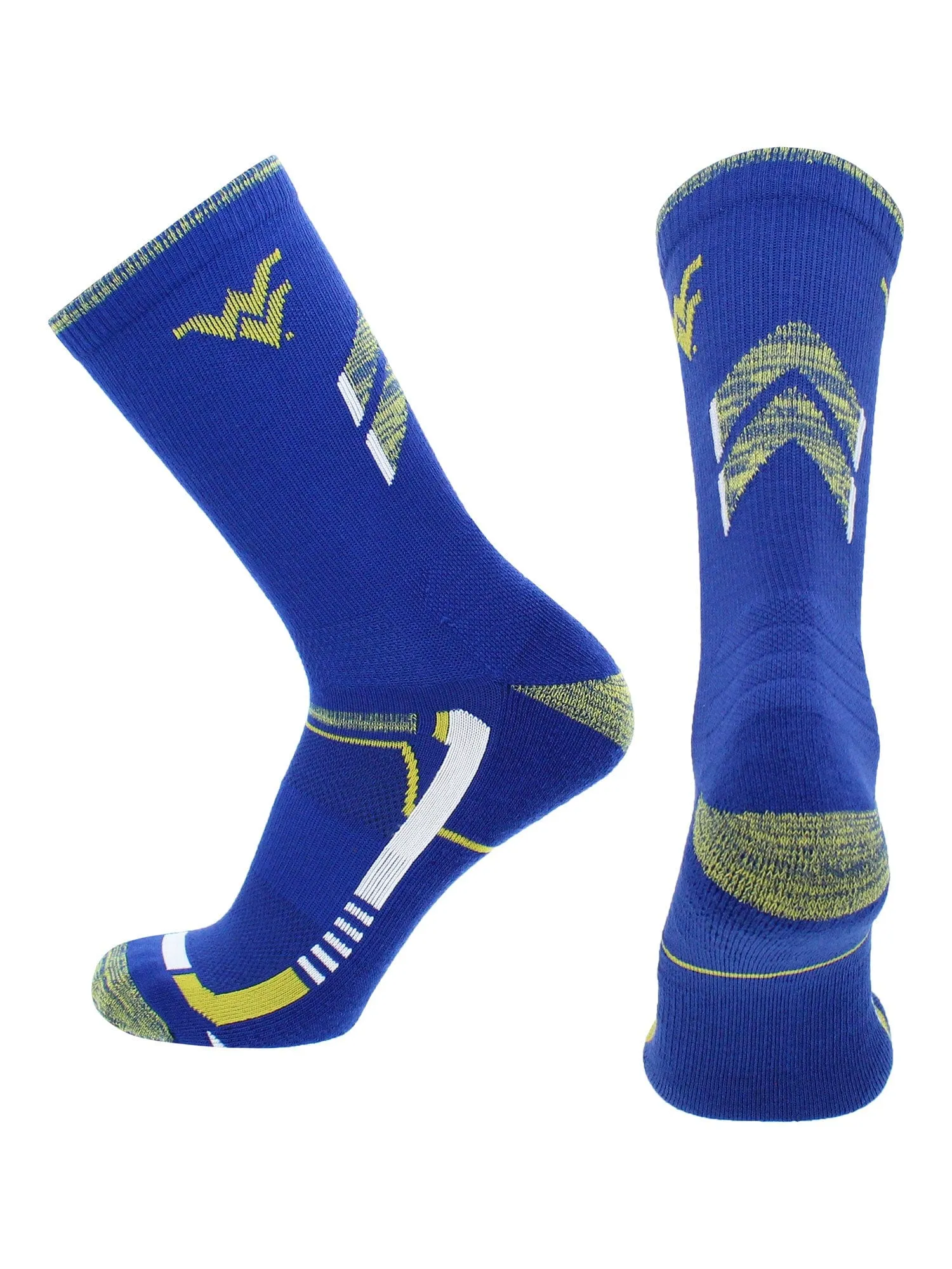 West Virginia Mountaineers Socks West Virginia University Mountaineers Champion Crew Socks