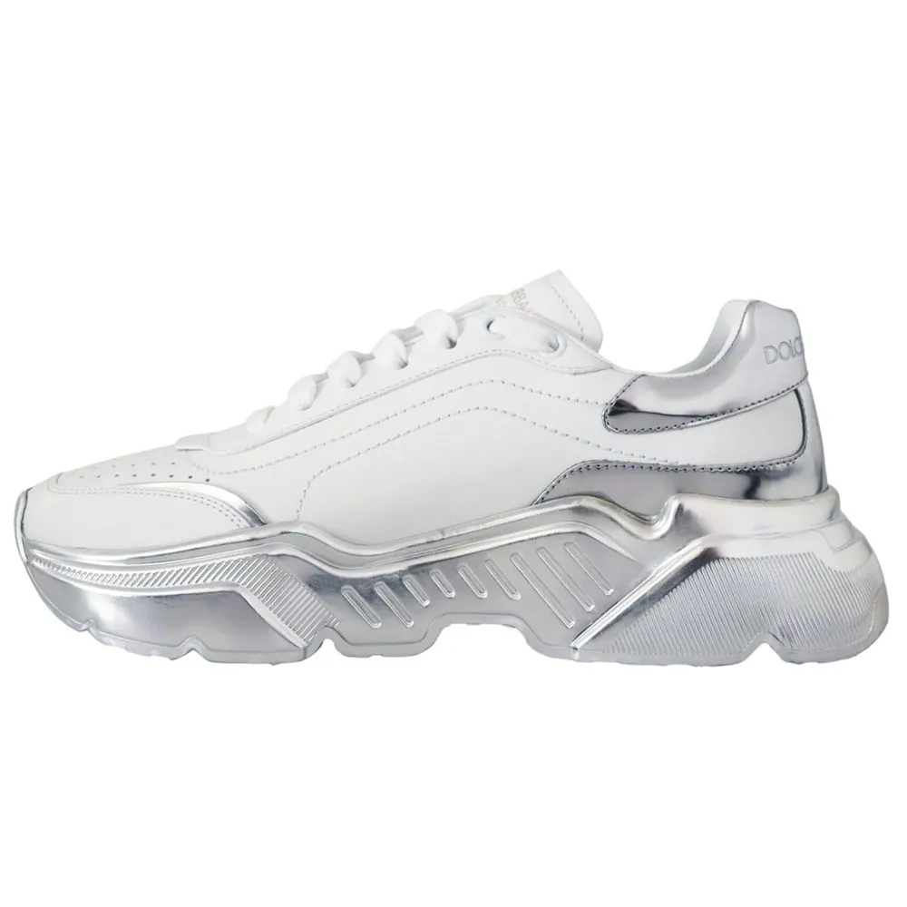 White Calfskin Men Sneaker